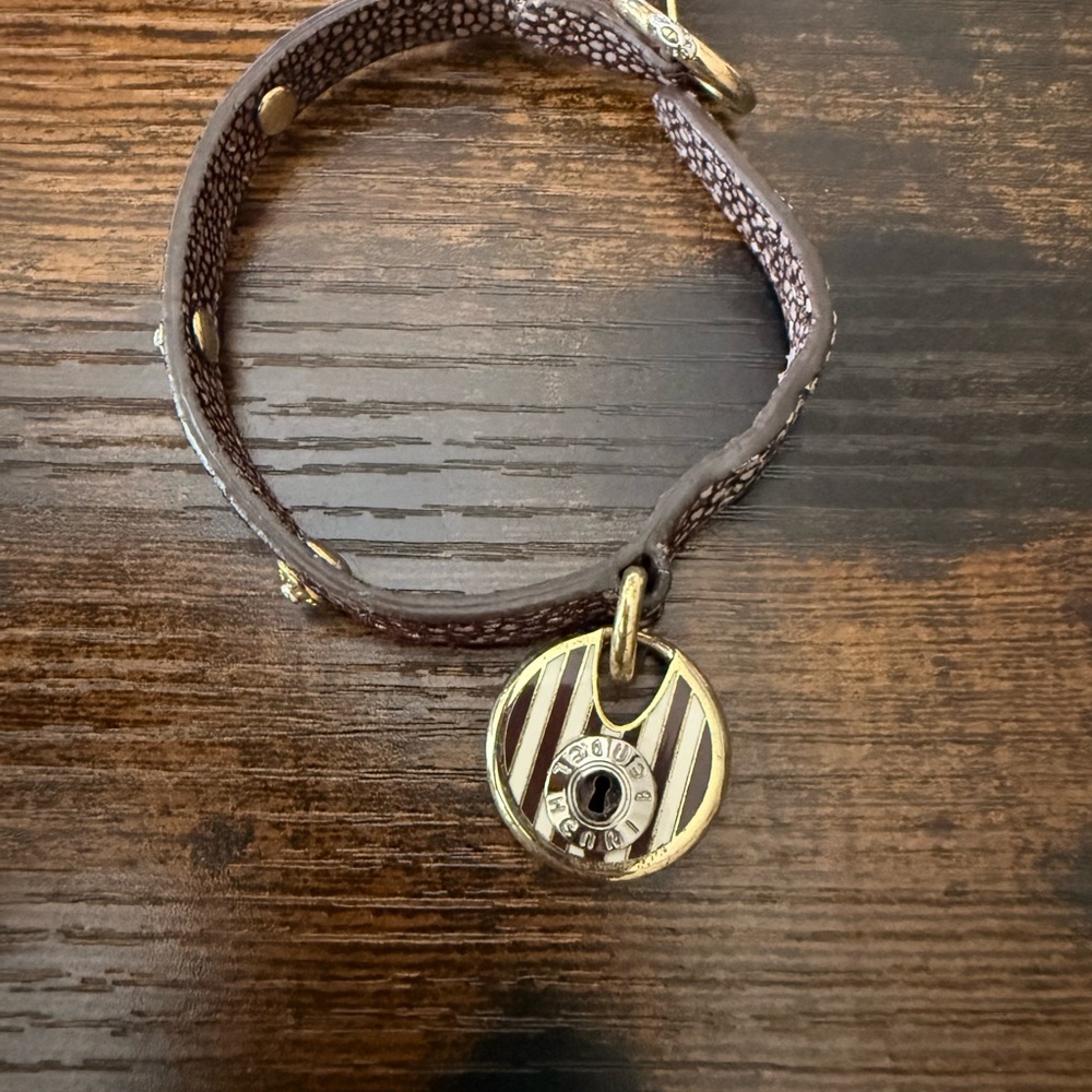 Henri Bendel Brown Bracelet with Gold Accent